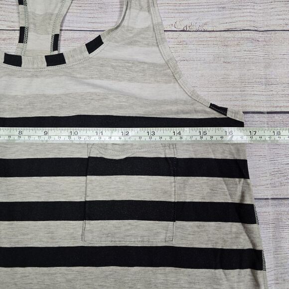 Lululemon Yogi Racerback Stripe Tank With Front Pocket Multicolor Women's Size 4 - Picture 6 of 7